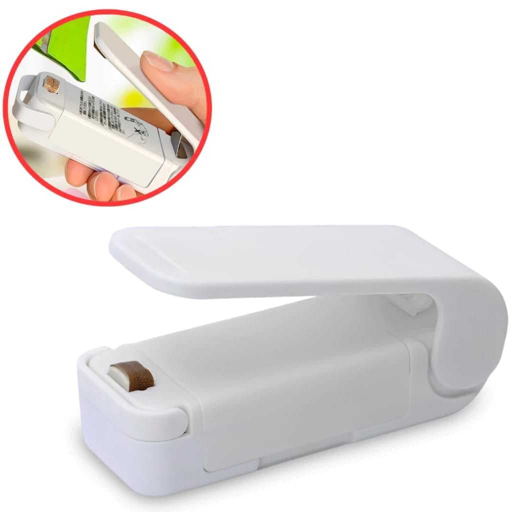Mini Lacradora De Plastico para Selar Embalagens