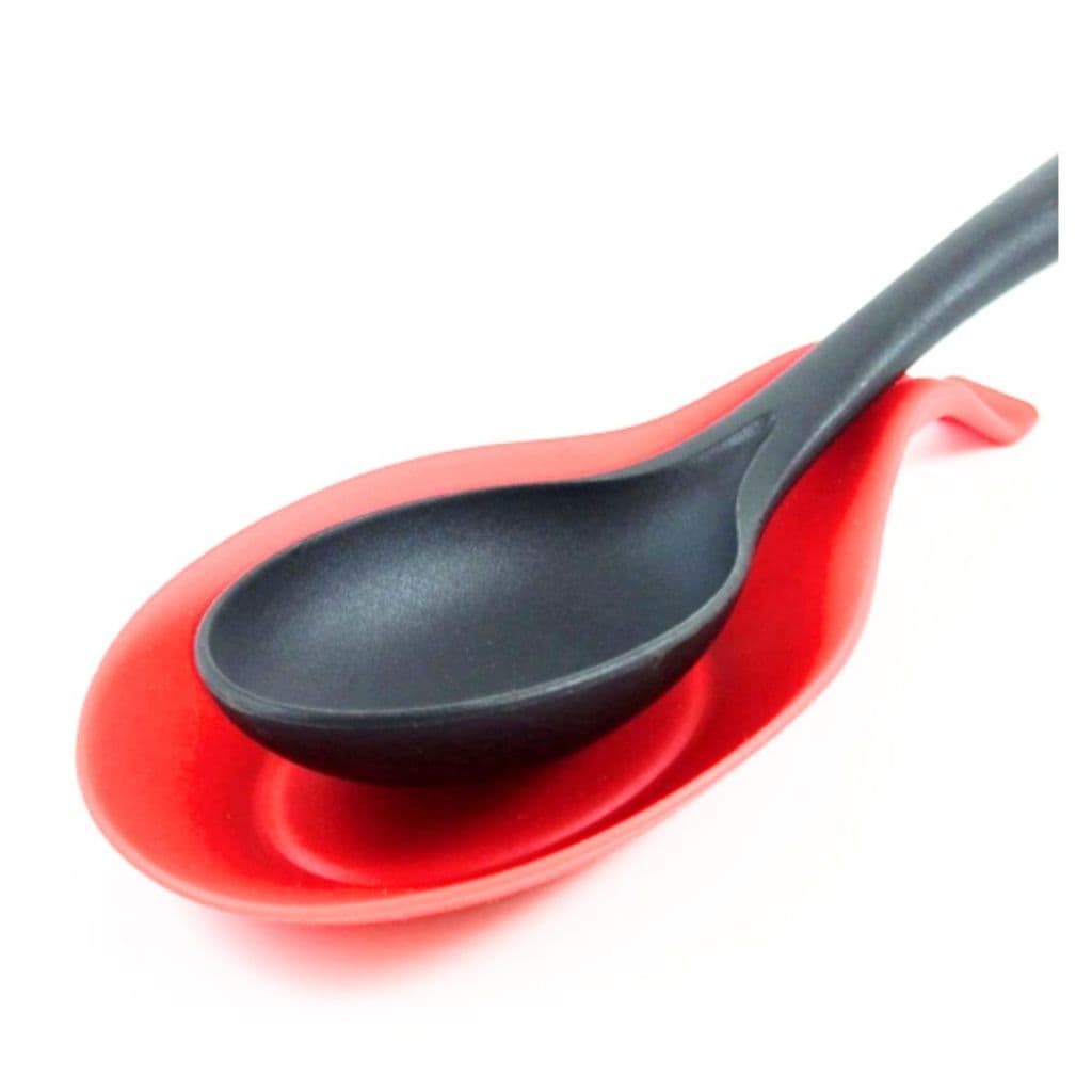Descanso grande Apoio Porta Colher De Silicone Cozinha Bancada, descanso talheres