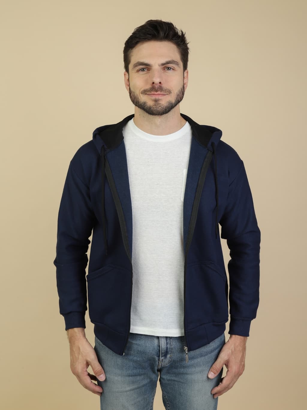 Kit 2 Conjunto moletom masculina Blusa Moletom com ziper + Calça Moletom direta da fbrica