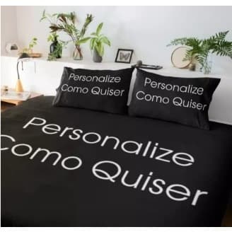 Jogo De Lençol Cama King - Personalize Com Seu Tema - Sua Arte - 2 Lençóis + 8 Fronhas