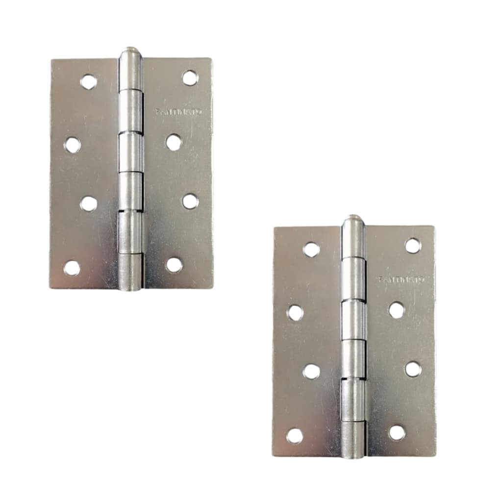Dobradiças 4 Polegadas 100 X 70mm 12un Reforçada