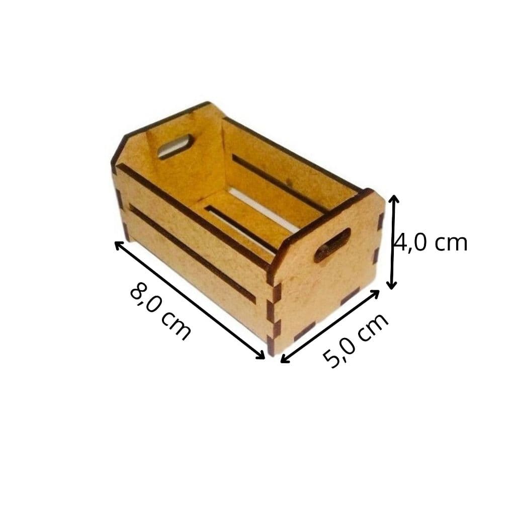 kit 10 Caixotes 8cm Lembrancinhas em Mdf