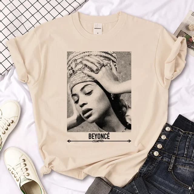 Camiseta T-Shirt Básica Beyonce Comic Música Álbum Tour Renaissance Camisa Unissex