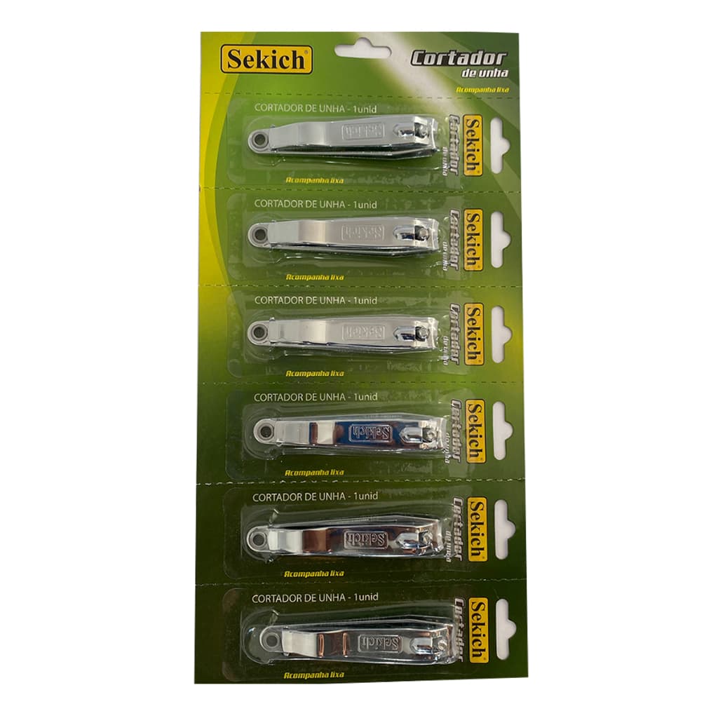 6 Cortador De Unha Grande Jumbo Sekich Promoção Promoção
