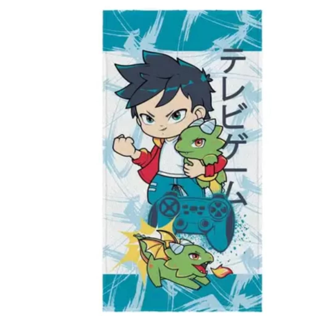 Toalha De Banho Felpuda Anime 60x110cm Lepper Infantil