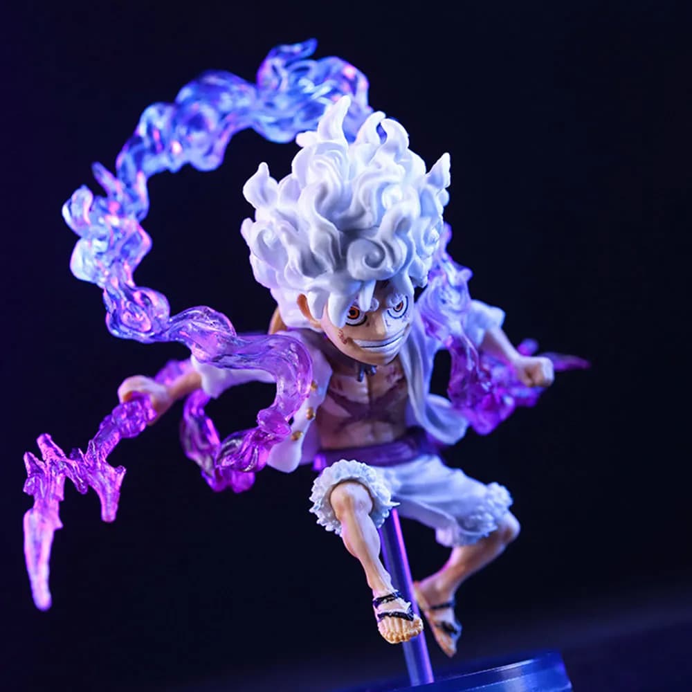 One Piece Anime Monkey D. GK Deus Sol Nika Gear 5 Luffy Action Figure, Coleção de PVC, Modelo de Brinquedos para Crianças, Presentes,Colecionaveis