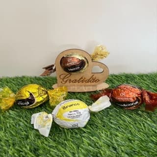 Kit 20 Lembrancinhas Em Madeira Mdf Cru Porta Bombom Coração Palavra Gratidão