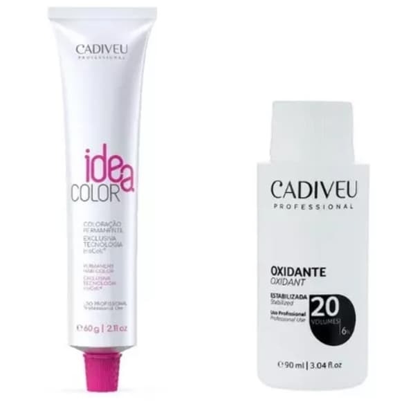Coloração Cadiveu Idea Color 60g Sua Escolha + Ox de 20vol 90ml