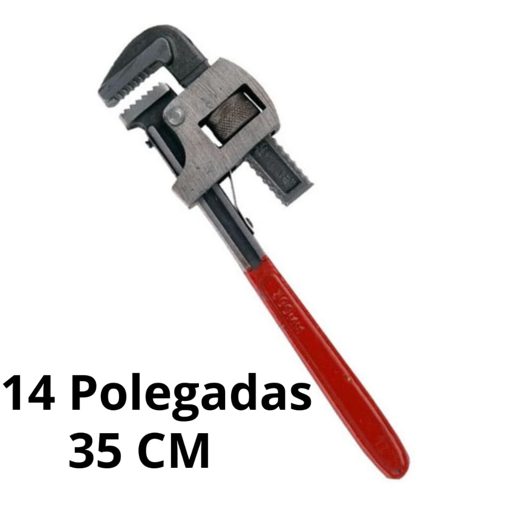 Chave Grifo Profissional Encanamento Tubulações 14'' Pol