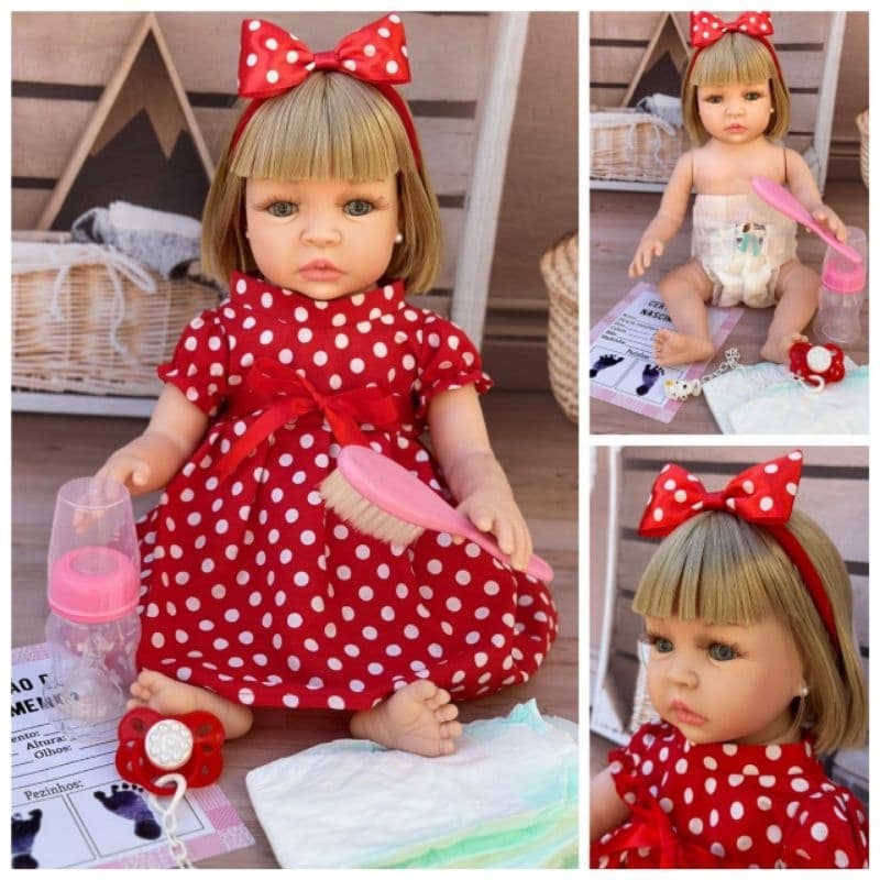 Bebe Reborn Boneca Menina Siliconada Promoção
