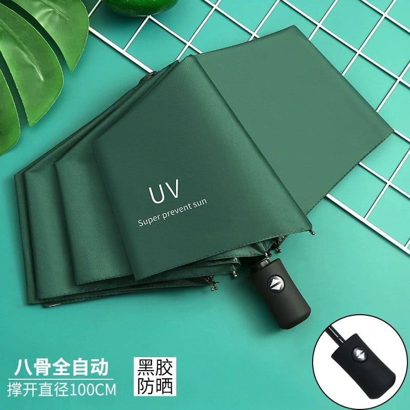 Guarda Chuva Solar Umbrella Uv 2 Em 1 Sombrinha Guarda-sol De Proteção Solar Guarda-Chuva De Três Dobras
