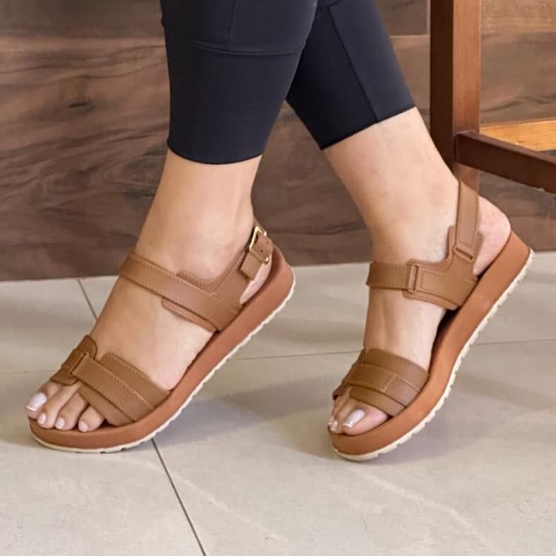 Sandália feminina casual, chinelo, papete feminina, sandalia confortavel para trabalhar - Papete MEG confortável
