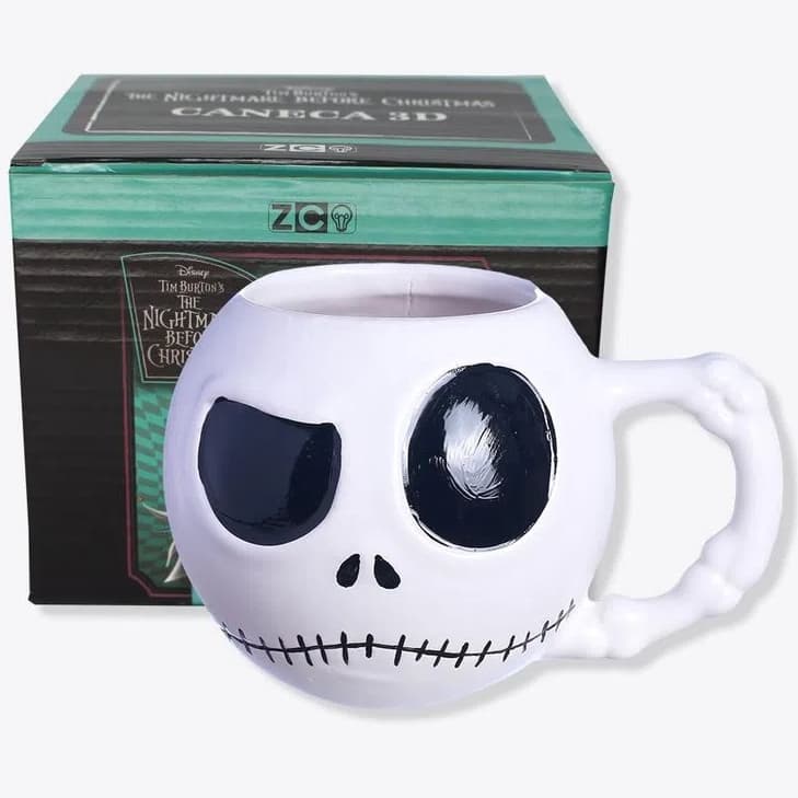 CANECA 3D JACK SKELLINGTON - O ESTRANHO MUNDO DE JACK  DISNEY