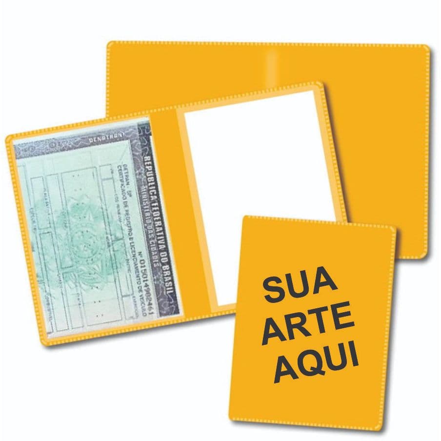 100 Carteirinha Despachante Personalizada Impressa em uma Cor