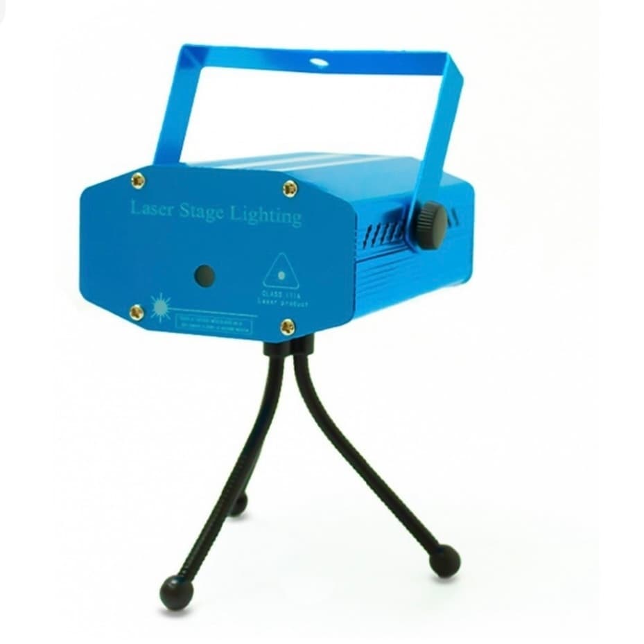 Mini Lazer Projetor Holografico Festa Luz Led Sd LT-8009
