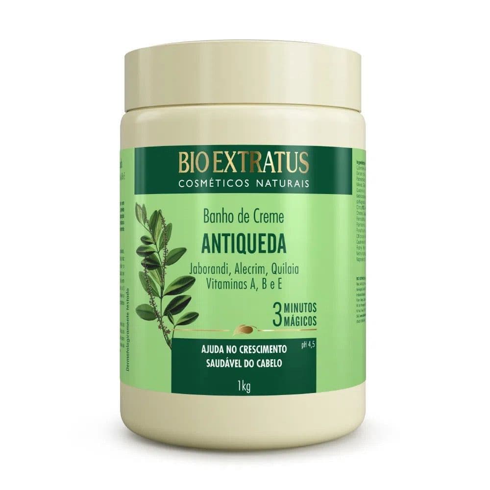 Banho de Creme Jaborandi Antiqueda 1Kg Bio Extratus