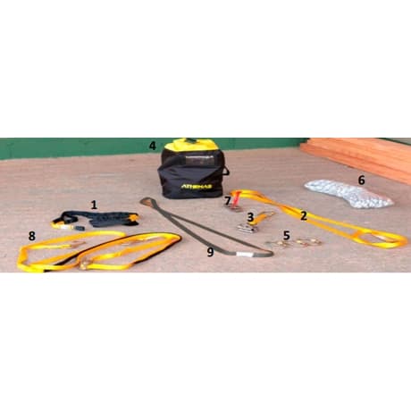 Kit Linha de Vida Móvel para Escada Extensiva Athenas LVM
