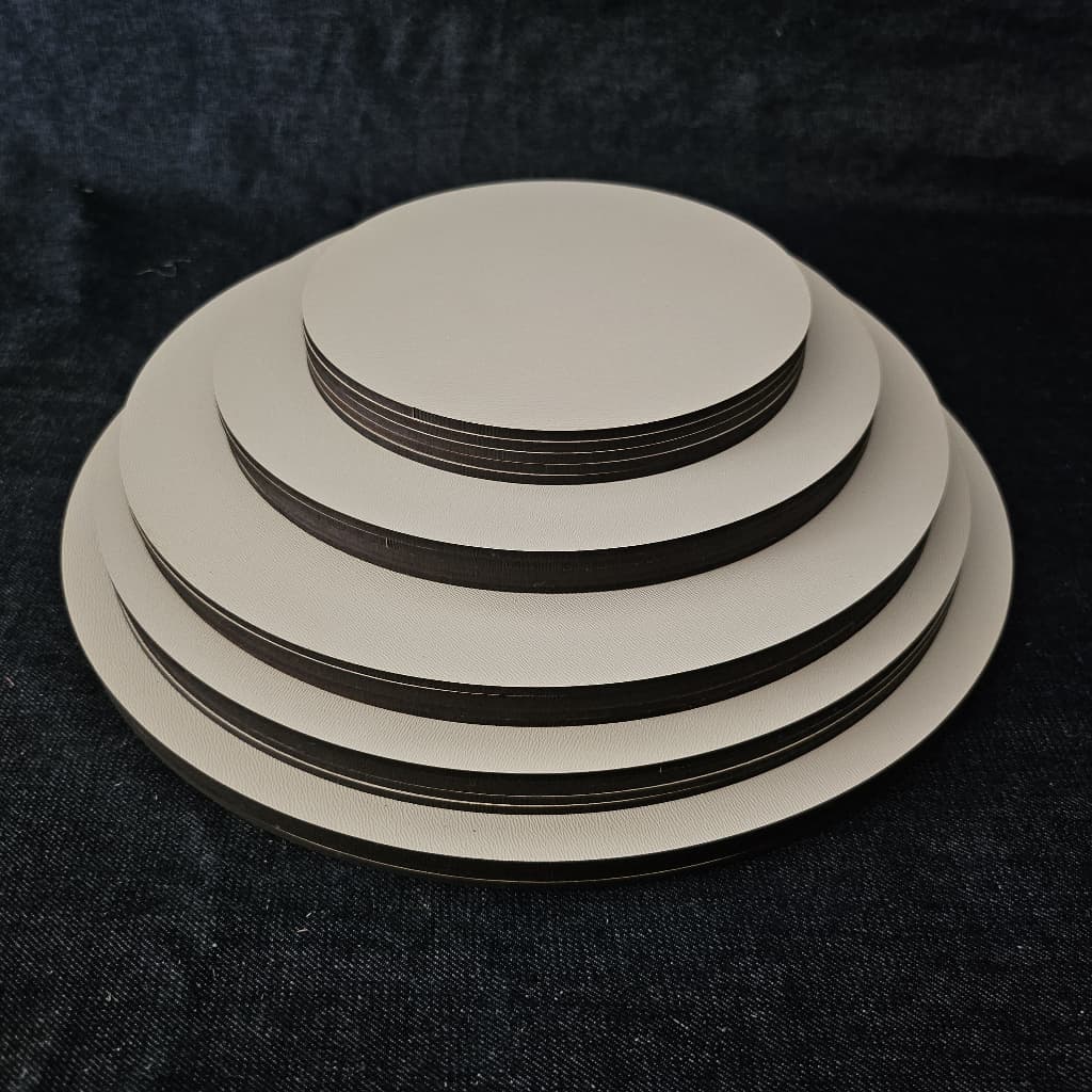 Cake board diversos tamanhos Kit com 10 unidades em MDF 3mm Base Para Bolos Cakeboards Confeitaria
