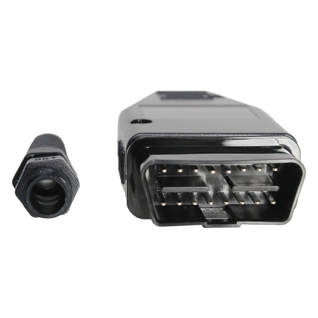 Conector OBD 2 Macho 16 Pinos 12/24v Capa 180° e Prensa Cabos