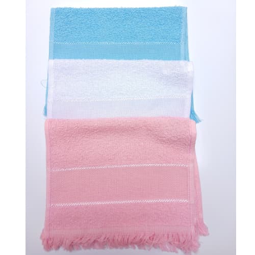Kit com 12 Toalhinhas de mão / boca para personalizar, manicure, lancheira