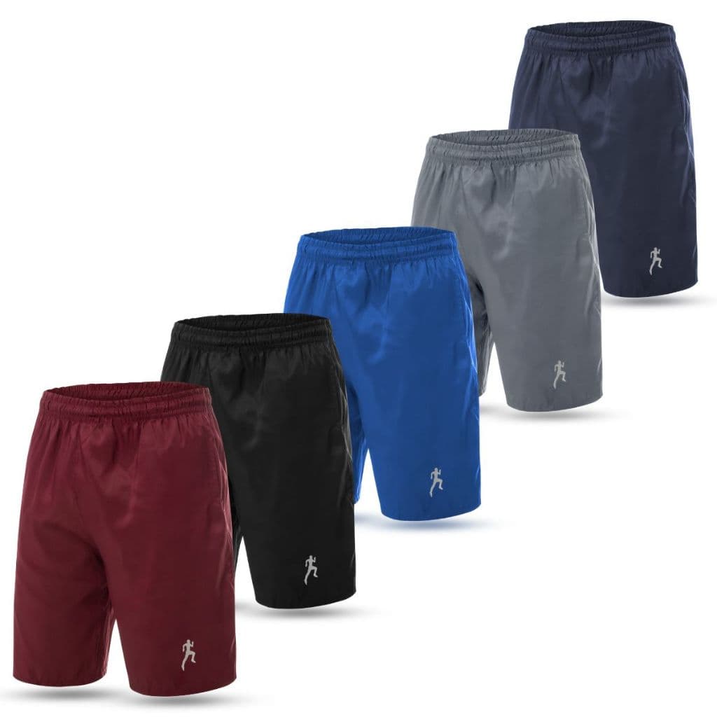 Kit 5 Bermudas Masculina  Com Bolso Academia Treino tactel