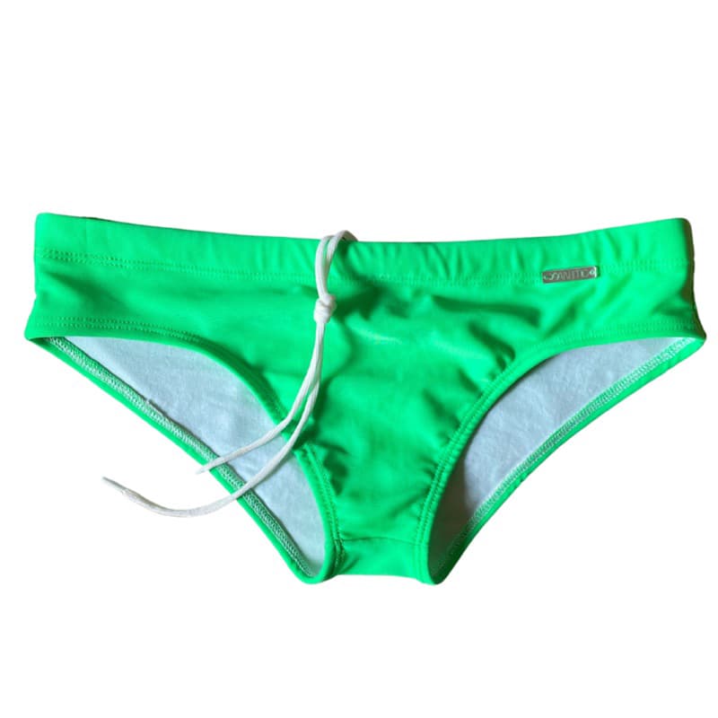 Sunga Slim Cut Verde Neon - Sunga Cavada Forrada