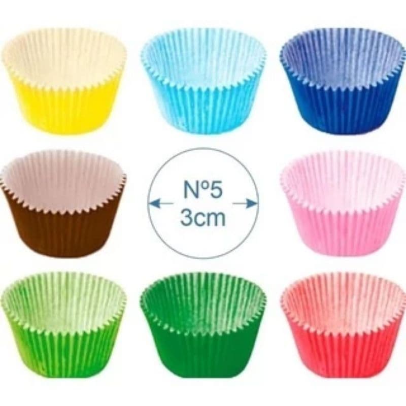 1000 Unidades Forminhas para Brigadeiro Coloridas Forminhas para Festas Beijinhos e Brigadeiros Gourmet