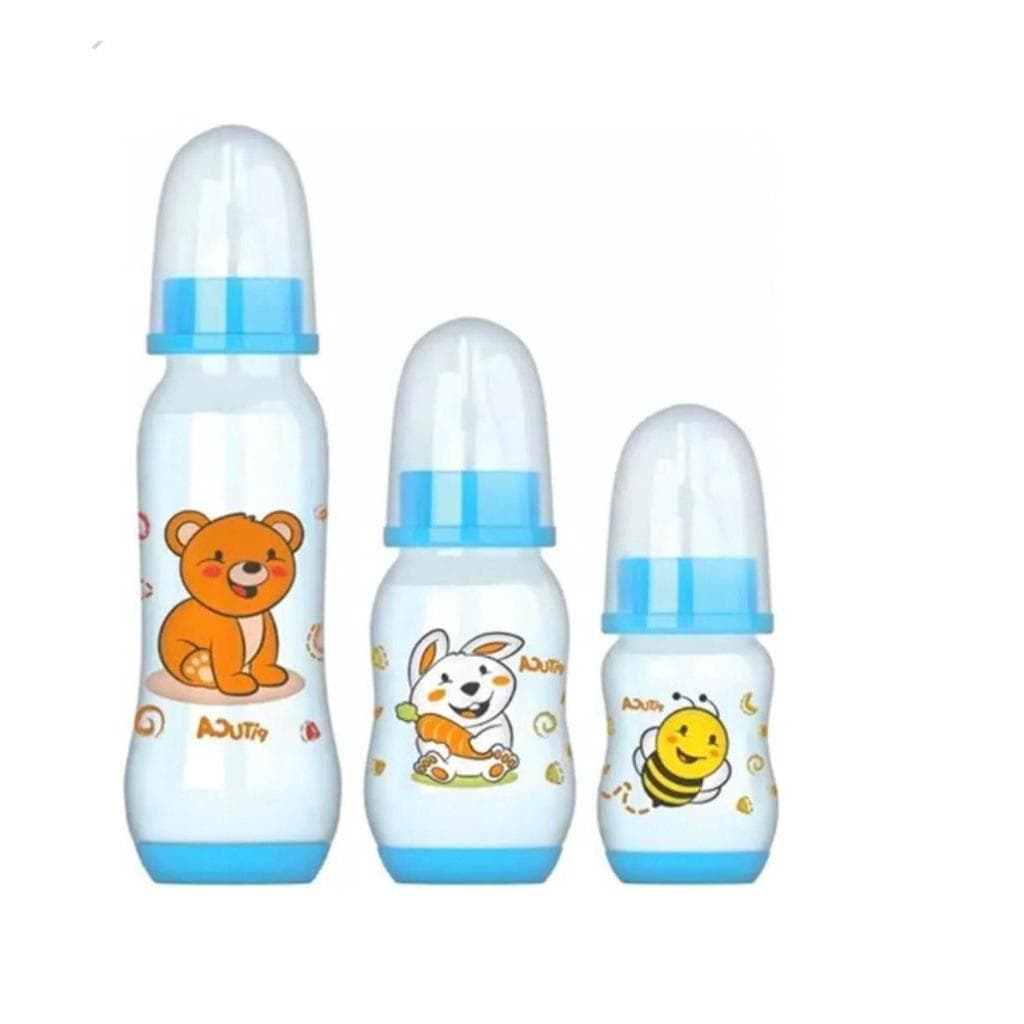 Kit 3 Mamadeiras Bebê Alta Qualidade Premium Pituca