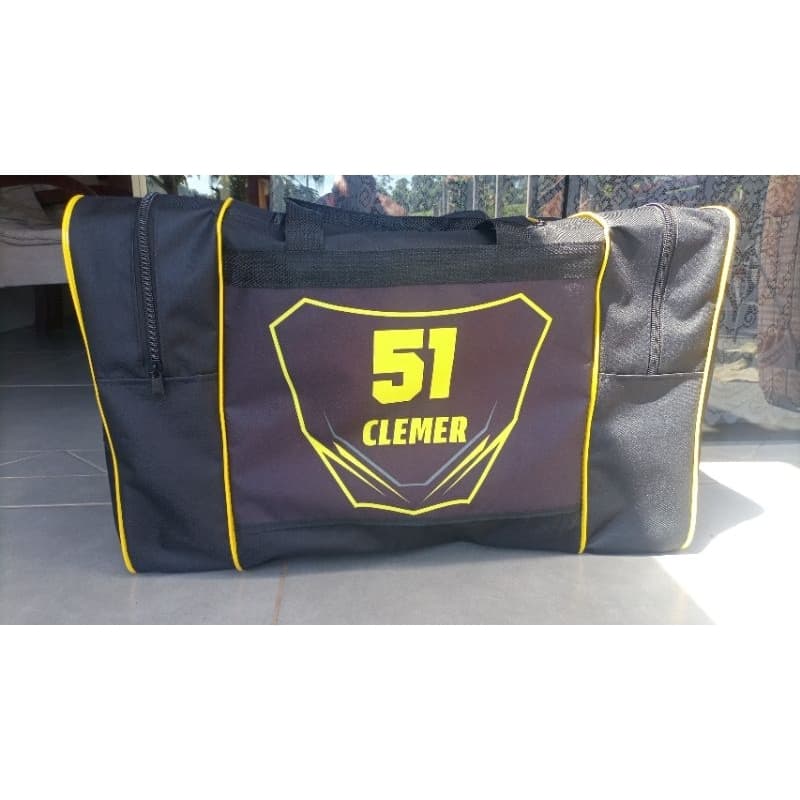 bolsa mala equipamento motocross com  nome (((Mandar logo o seu nome)))