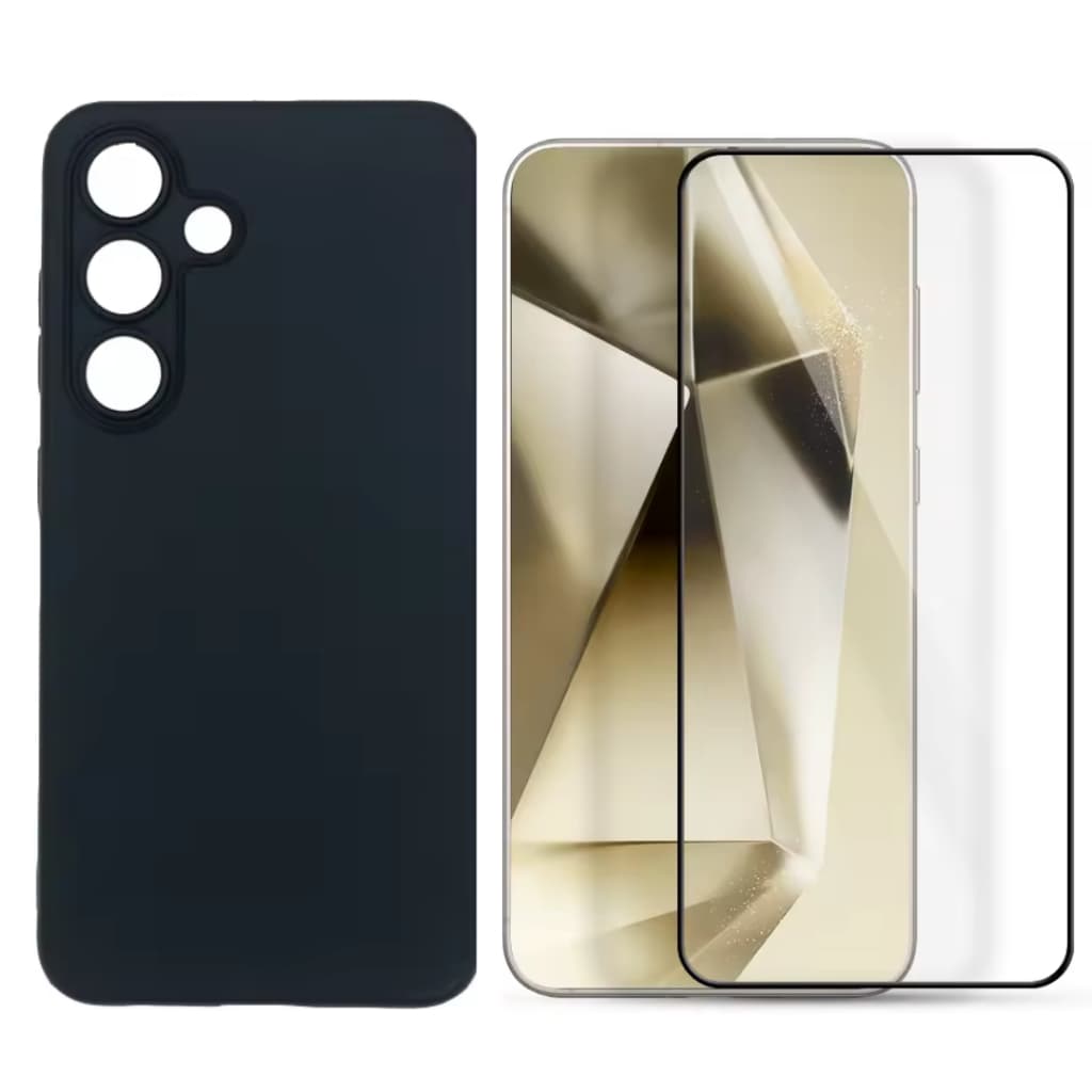 Capa Capinha Case- Película 3d Para Galaxy S24 5g Sm-s921bz