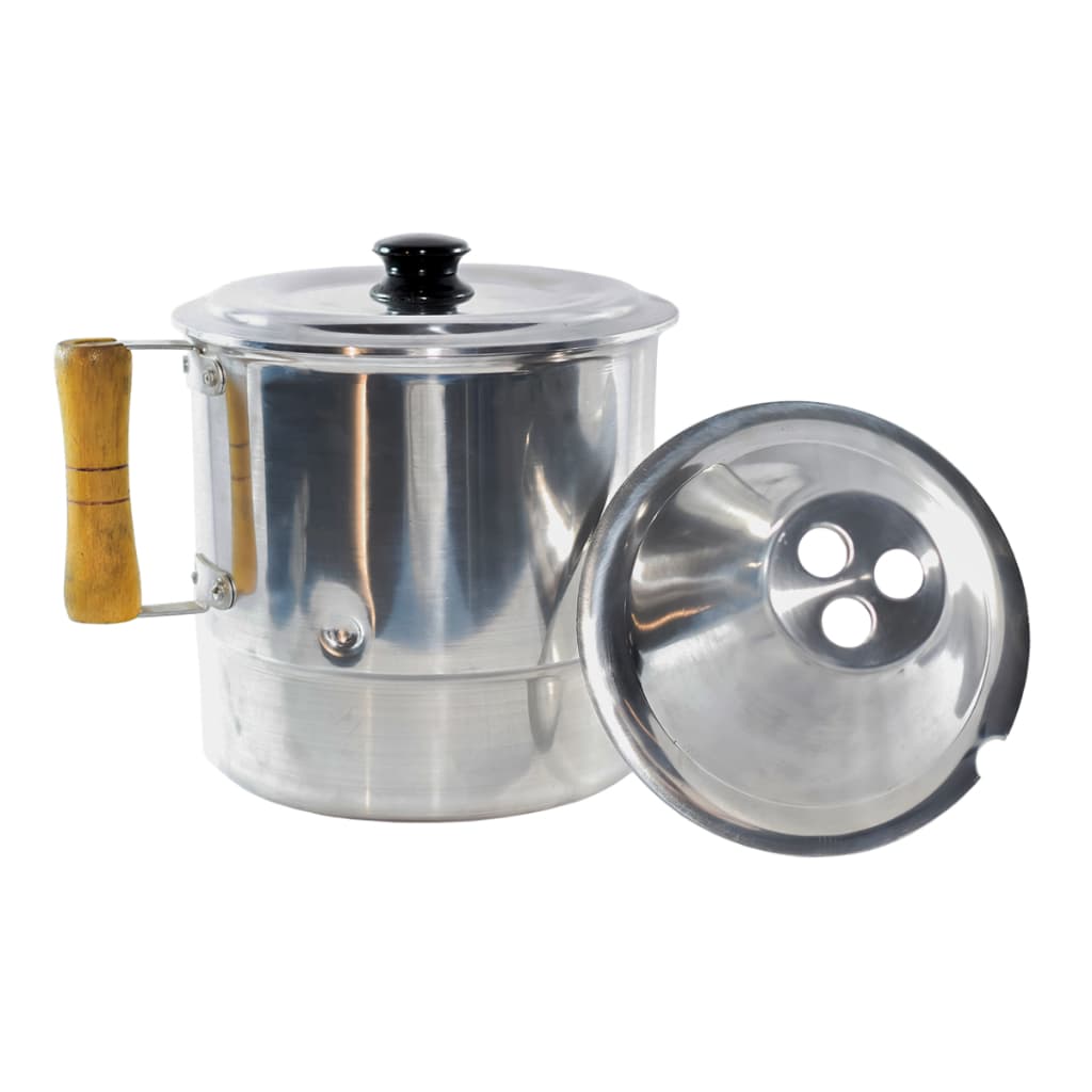 Fervedor Caneco De Leite Inderramavel Em AlumInio 2 Litros Com Tampa Não Derrama Liquido