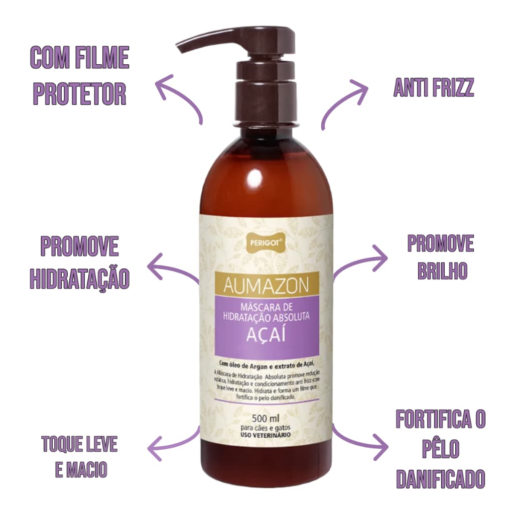 Máscara De Hidratação Absoluta Açaí Perigot- 500 ml