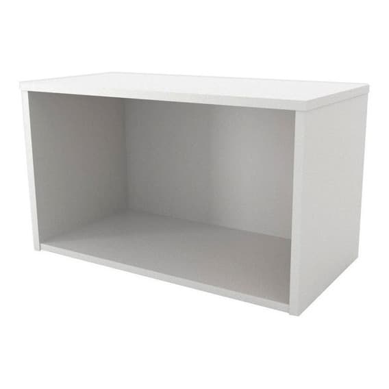 Nicho Branco Mdf Retangular P/ Livros C/ Fundo 40x30x30