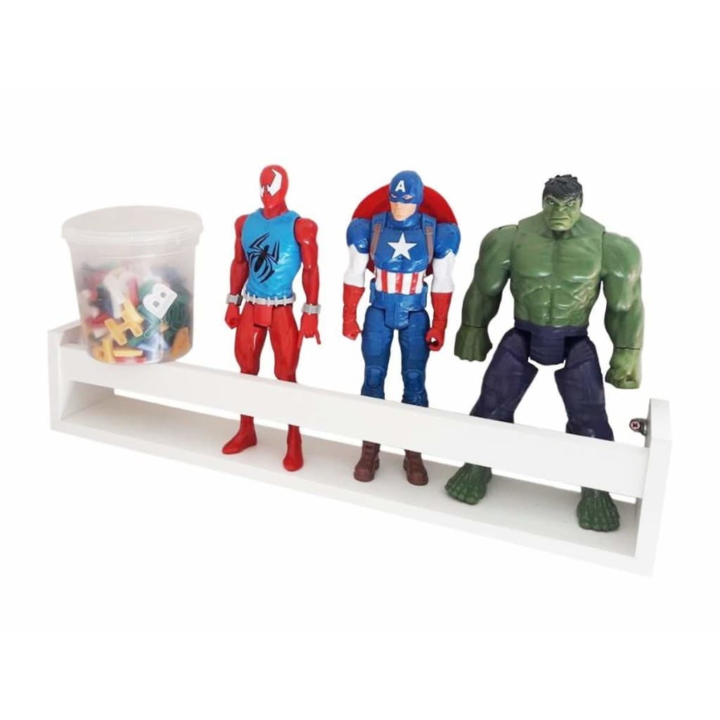 Kit 2 Prateleira Para Livros Infantil Quarto Montessoriano