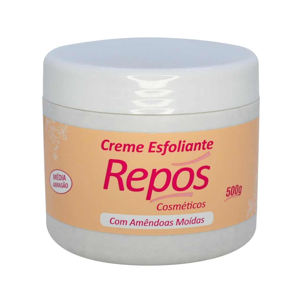 Creme Esfoliante com Óleo e Amêndoas Moida - 500g Repós