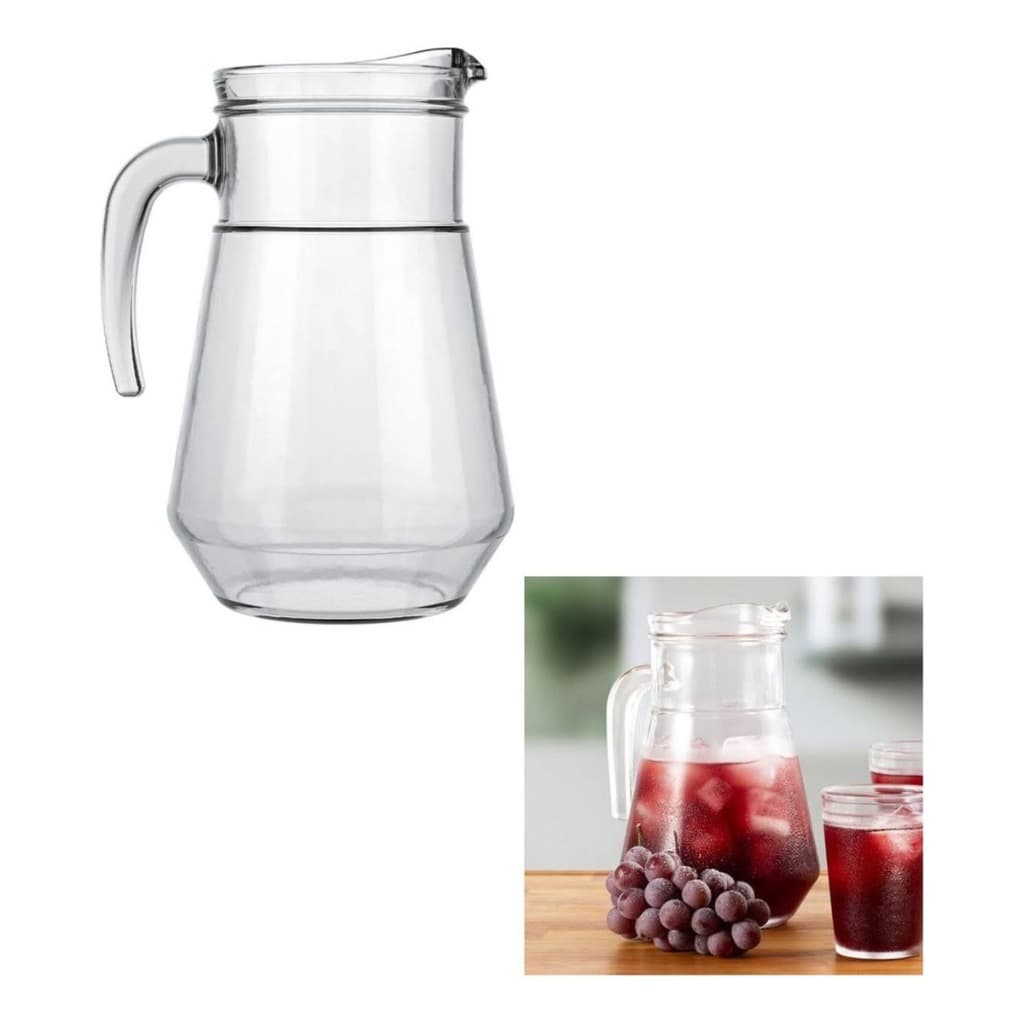 Jarra De Vidro Jarra Bar Suco Agua Refri Nadir Colorex 1,5 L resistente