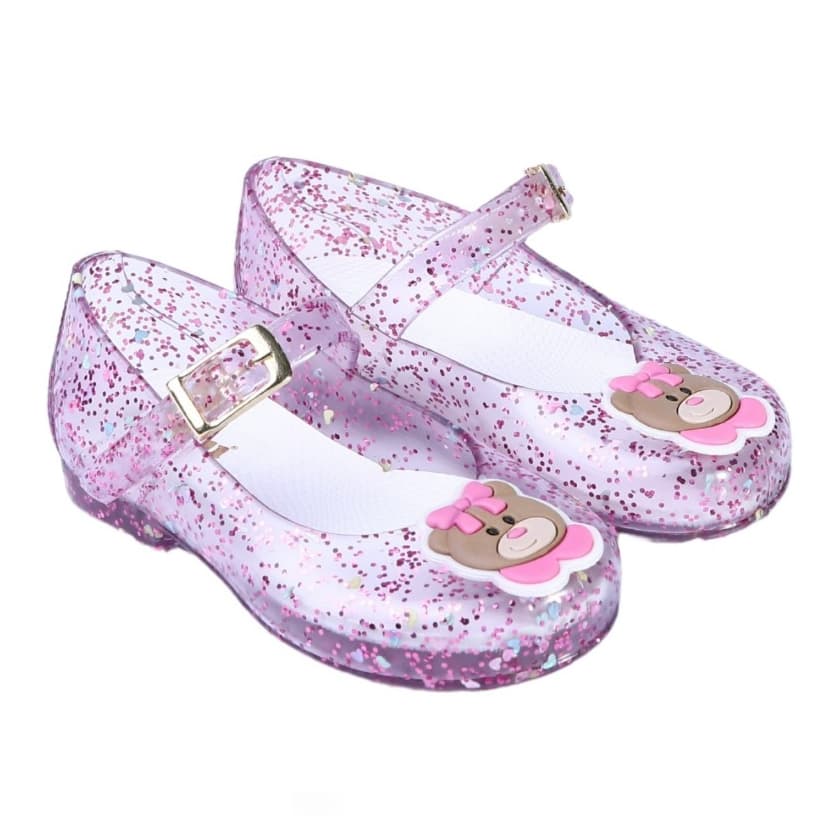 Sapatilha menina urso calçados bailarina sandália infantil juju shoes