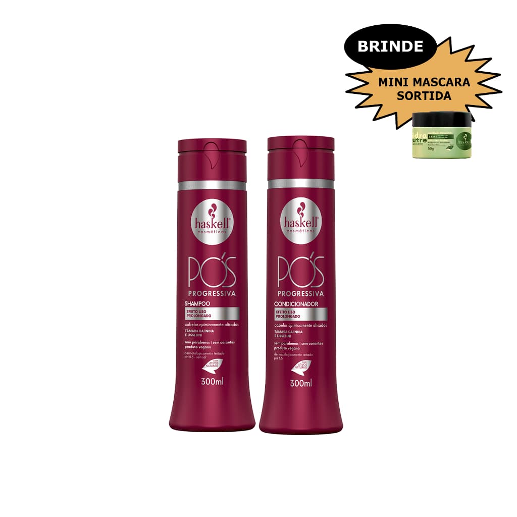 Kit Haskell Pos Progressiva Shampoo+cond 300 Ml