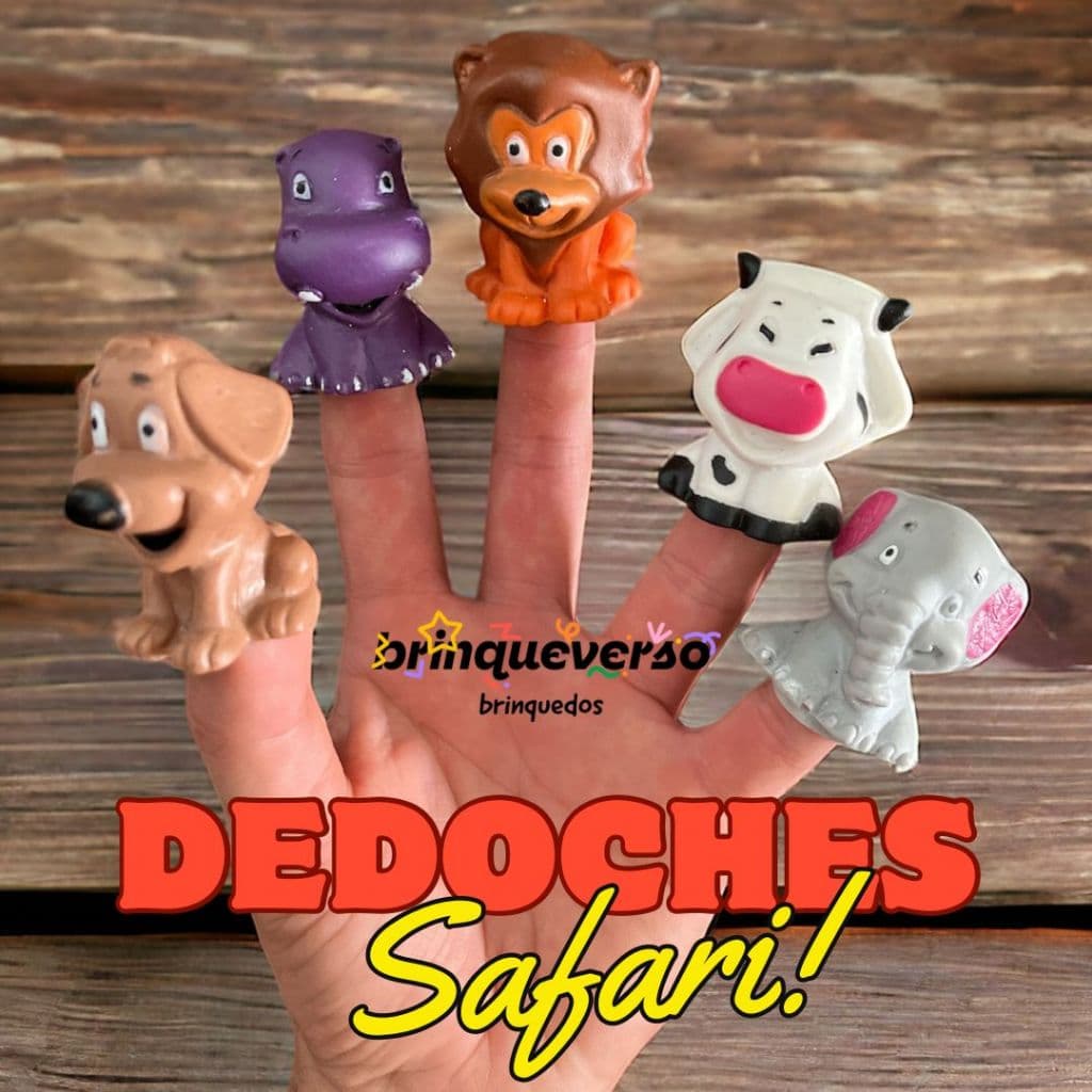 Coleção Safari em formato Dedoche. Produto novo.