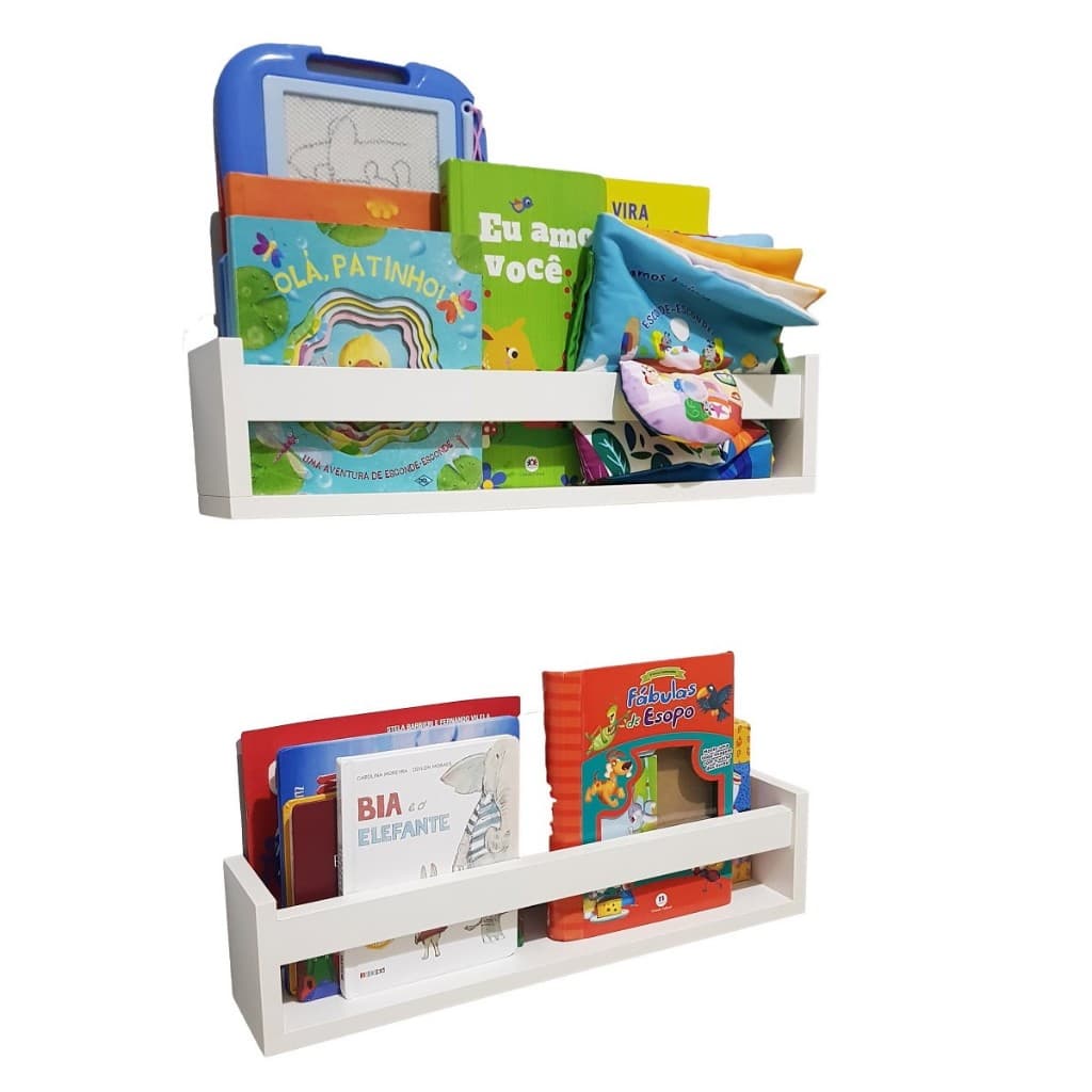 Porta Livros Infantil De Parede