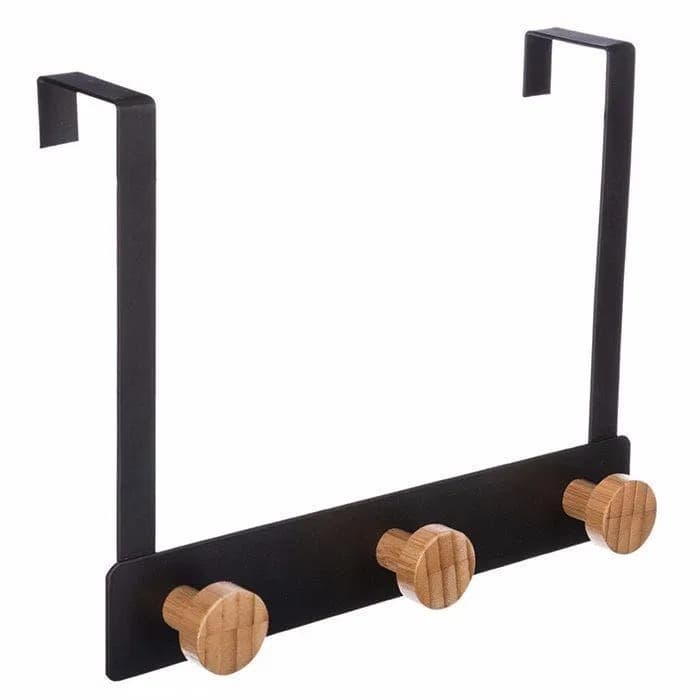 Cabide para porta 3 Ganchos Encaixe porta organizador multiuso Closet Armário Cozinha Design Moderno