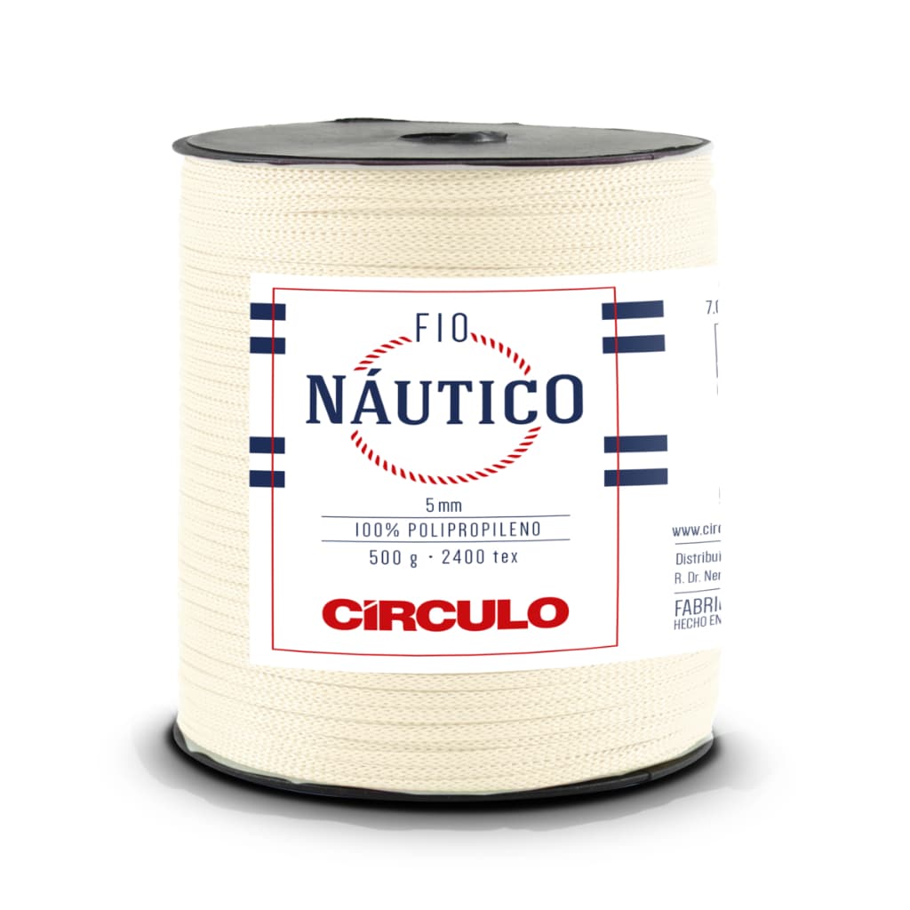 Fio Náutico Circulo 5mm 500g/208 Mts Circulo Diversas Cores