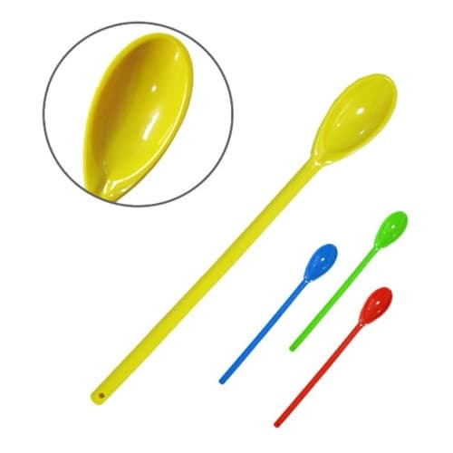 Kit Com 2 Colheres de Cabo Longo plástica Duro 40cm