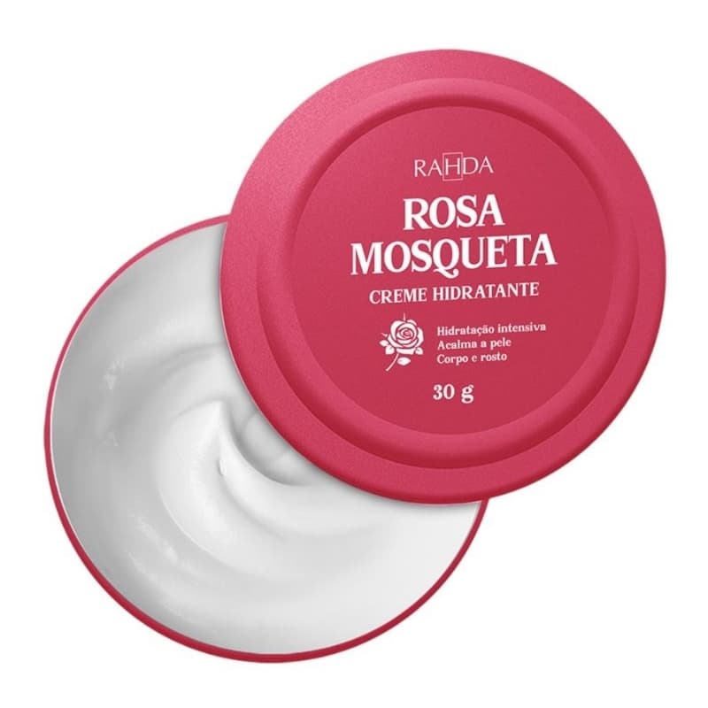 Creme Hidratante Rosa Mosqueta Rahda - 30g - Hidratação Intensiva