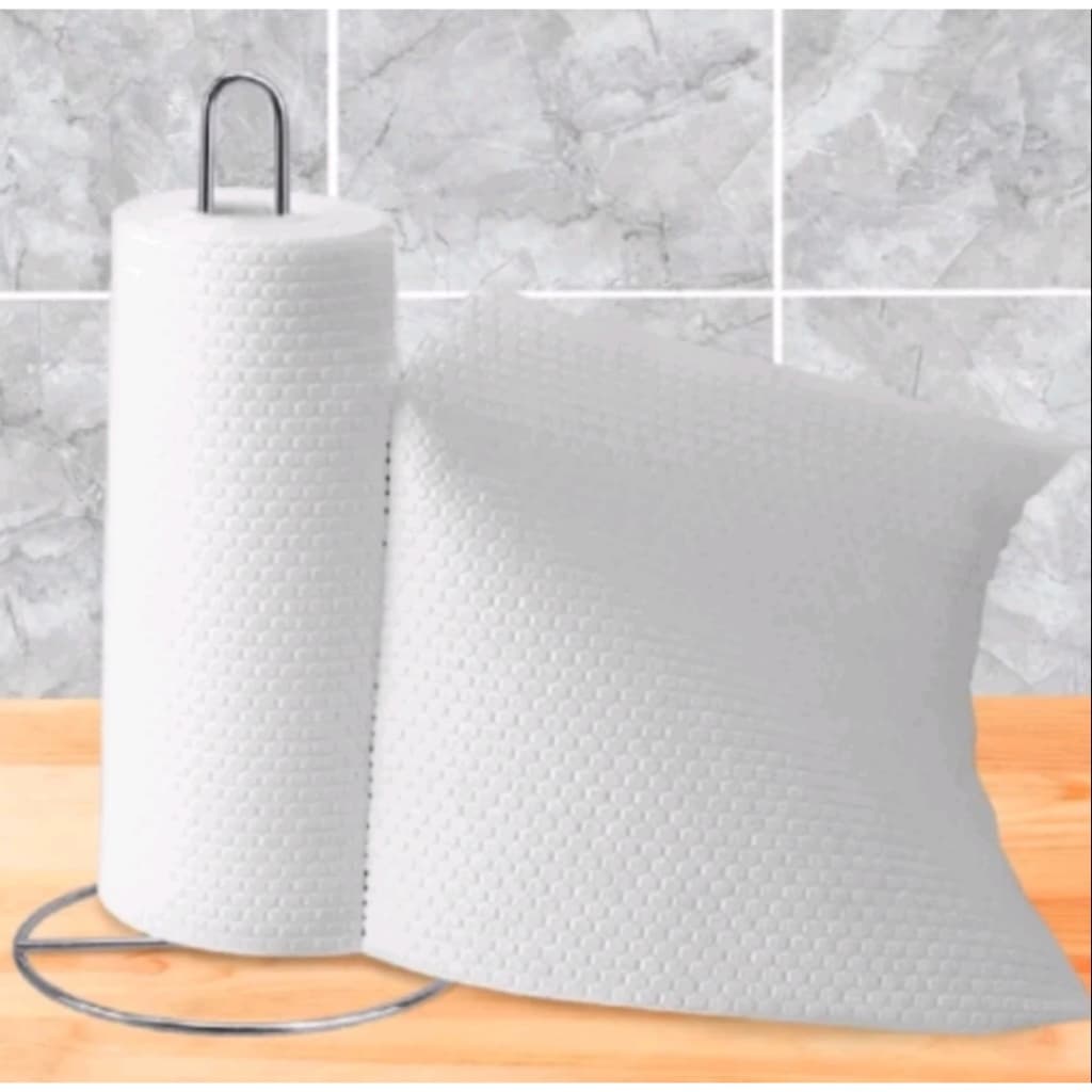SUPORTE PORTA PAPEL TOALHA COZINHA INOX BANCADA