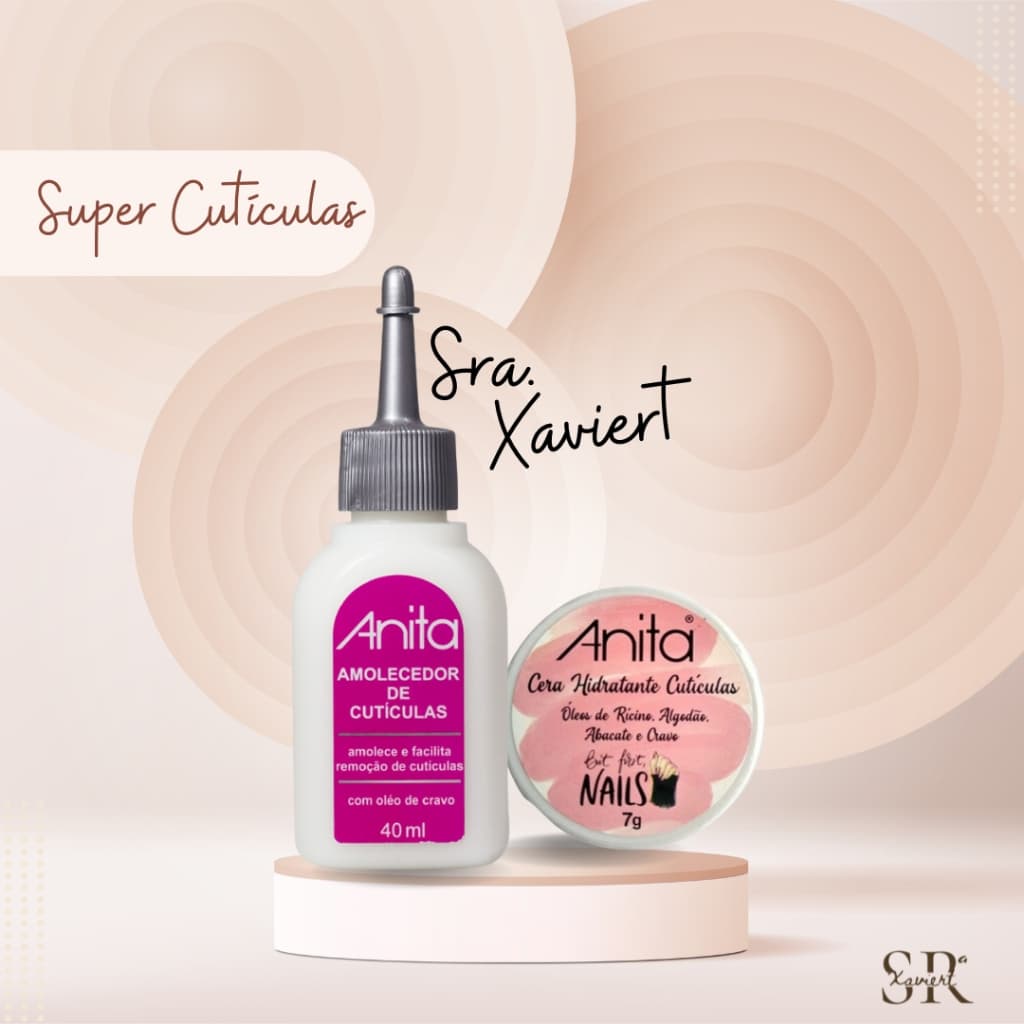 KIT PROMOÇÃO ANITA - Amolecedor /Redutor de Cutículas  + Cera Hidratante