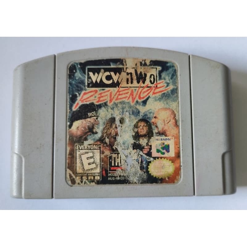 cartucho raro de N64 WCW vs NWO revenge original