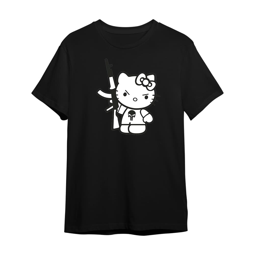 Camiseta Camisa Hello Kitty Punisher Armada Dtf Ref1555