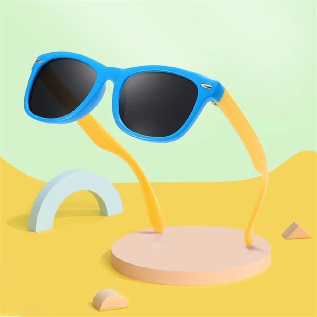 Óculos de Sol Infantil Polarizado Silicone NAO QUEBRA Menino Menina