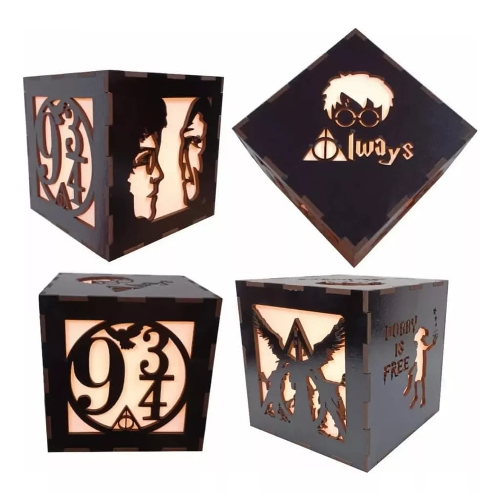 Luminaria Abajur Harry Potter De Mesa Decorativa Geek Gamer